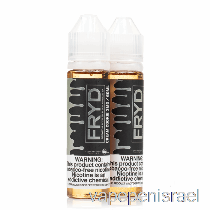 עוגיית קרם Vape ישראל חד פעמית - פריד נוזלי - 120 מ"ל 3 מ"ג